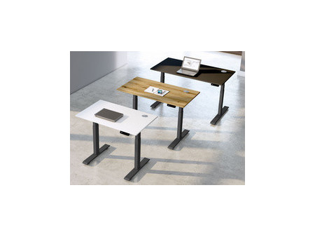 kerkmann Bureau assis-debout Smart Office, blanc/anthracite