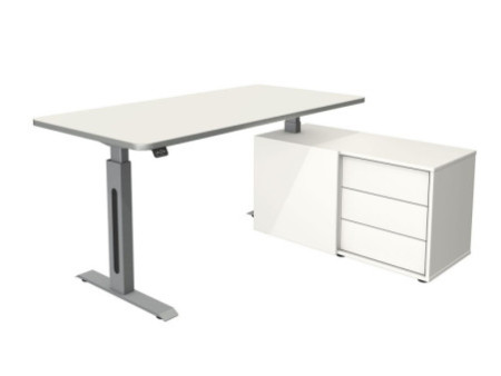 kerkmann Poste de travail complet Move 1 Style, blanc