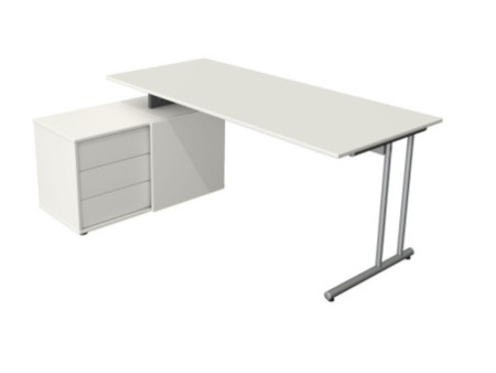 kerkmann Poste de travail complet Start Up, blanc