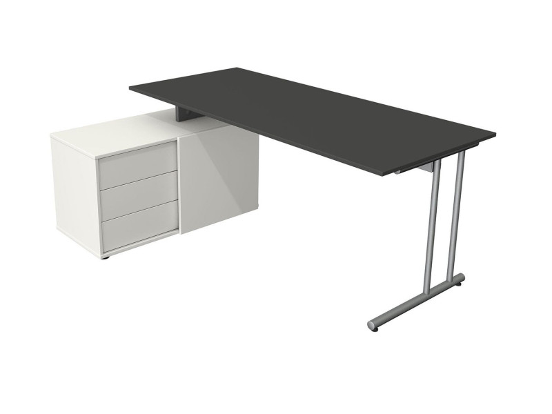 kerkmann Poste de travail complet Start Up, anthracite