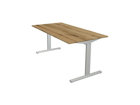 kerkmann Bureau 'Form 2', (L)1.200 mm, gris clair