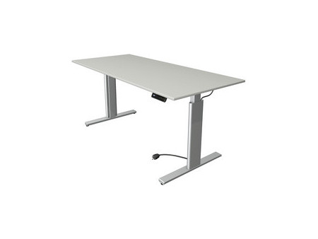 kerkmann Table de bureau assis-debout Move 3 tube, chêne