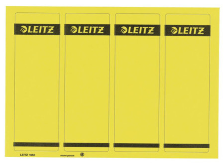 LEITZ Etiquette pour dos de classeur, 61 x 192 mm, jaune