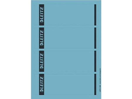 LEITZ Etiquette pour dos de classeur, 61 x 192 mm, bleu