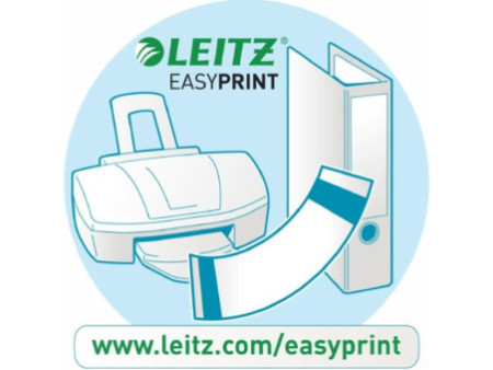 LEITZ Etiquette pour dos de classeur, 61 x 192 mm, bleu