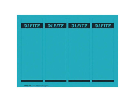 LEITZ Etiquette pour dos de classeur, 61 x 192 mm, bleu