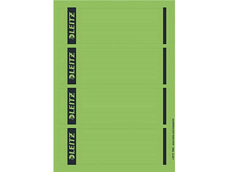 LEITZ Etiquette pour dos de classeur, 61 x 192 mm, vert