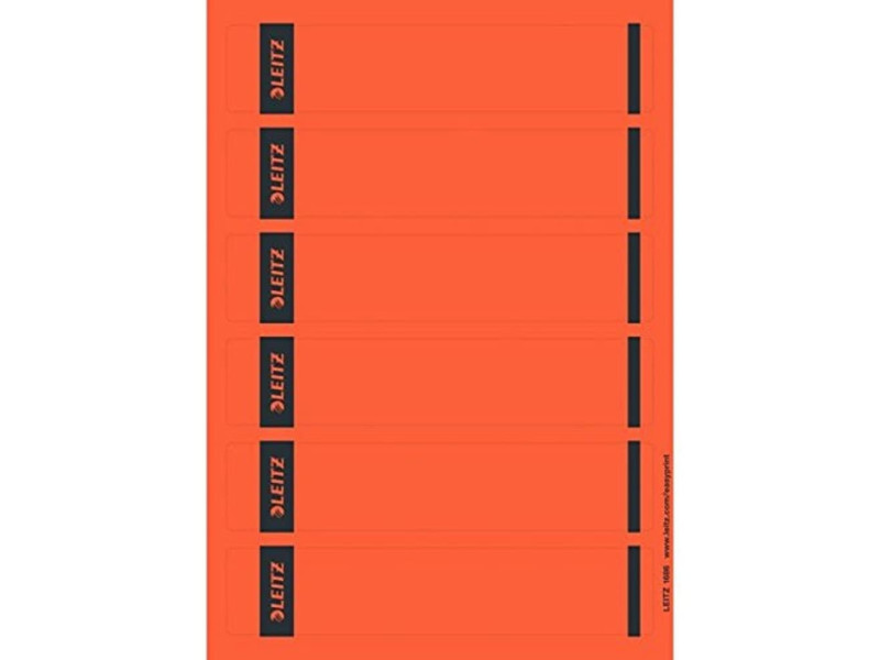 LEITZ Etiquette pour dos de classeur, 39 x 192 mm, rouge