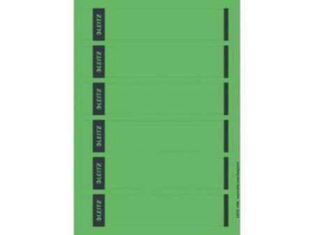 LEITZ Etiquette pour dos de classeur, 39 x 192 mm, vert
