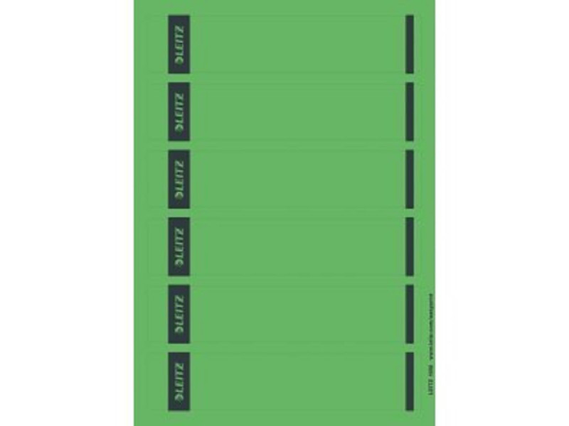 LEITZ Etiquette pour dos de classeur, 39 x 192 mm, vert