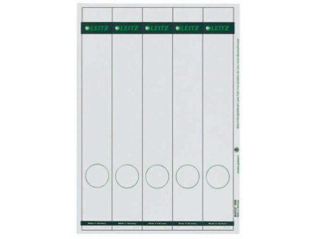 LEITZ Etiquette pour dos de classeur, 39 x 192 mm, vert