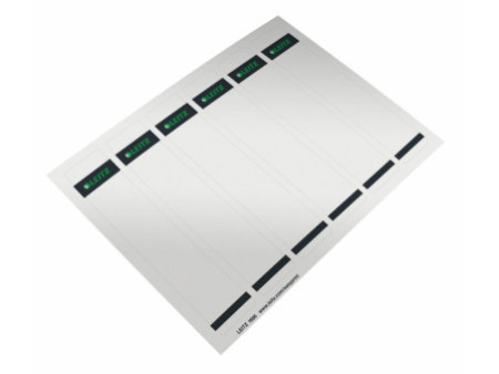 LEITZ Etiquette pour dos de classeur, 39 x 192 mm, gris