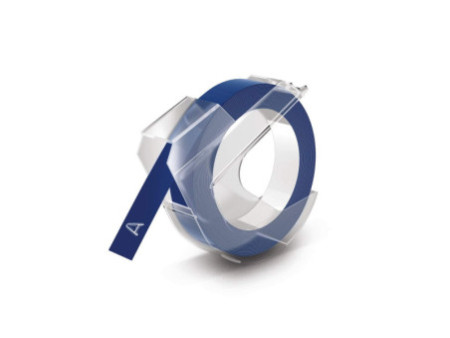 DYMO Ruban d'estampage 3D, 9 mm x 3 m, bleu