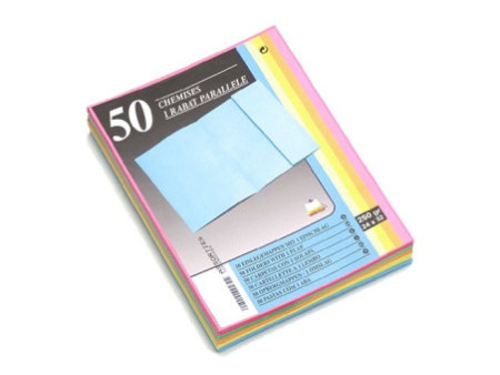 EXACOMPTA Chemise SUPER 250, A4, assorti