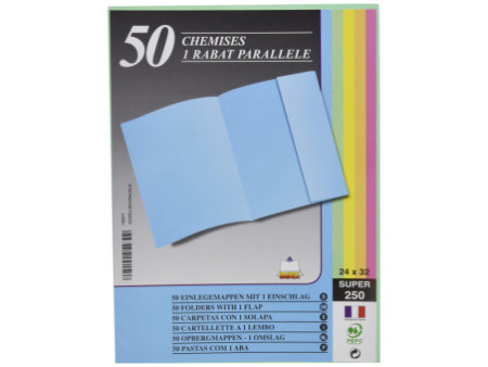 EXACOMPTA Chemise SUPER 250, A4, vert pré