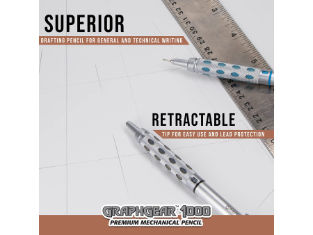 Pentel Porte-mines GRAPHGEAR 1000, diamètre de mines: 0,9 mm