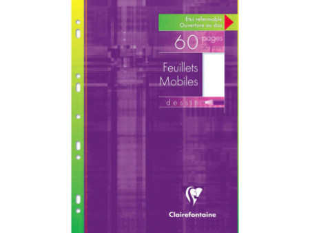 Clairefontaine Feuillets mobiles uni, A4