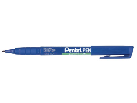 Pentel Marqueur permanent GREEN-LABEL NMS50, bleu