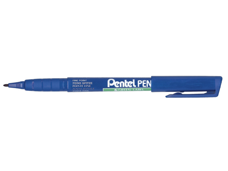 Pentel Marqueur permanent GREEN-LABEL NMS50, bleu