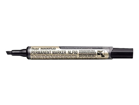 Pentel Marqueur permanent MAXIFLO NLF60, noir