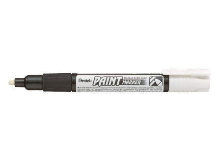 Pentel Marqueur peinture PAINT MARKER MMP20, blanc