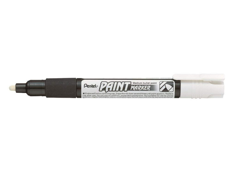 Pentel Marqueur peinture PAINT MARKER MMP20, blanc