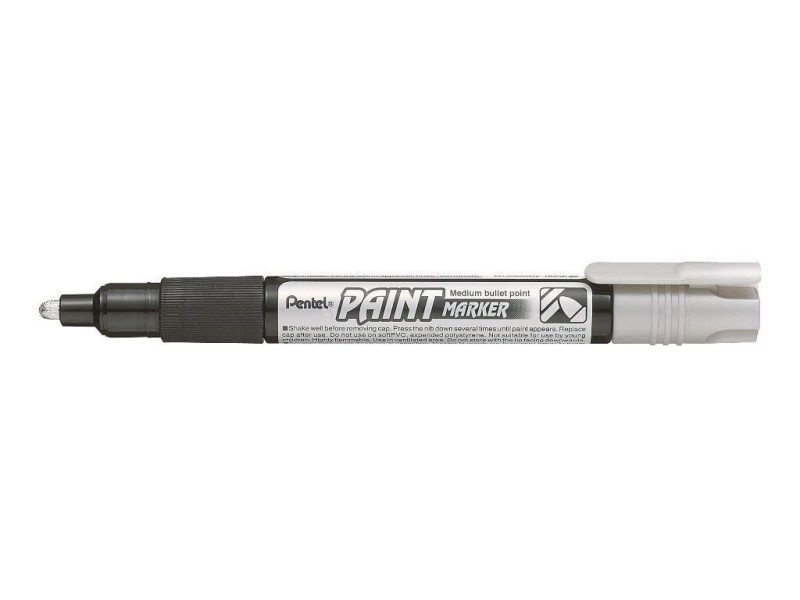 Pentel Marqueur permanent PAINT MARKER MMP20, argent
