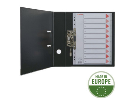 Esselte Intercalaires en carton, uni, A4, 12 touches