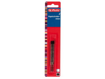 herlitz Recharge pour stylo à bille format pro, noir