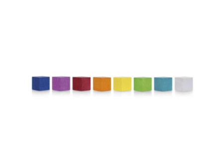magnetoplan Aimant néodyme Wood Series Cube, coloré