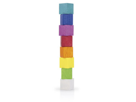 magnetoplan Aimant néodyme Wood Series Cube, coloré