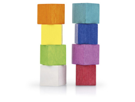 magnetoplan Aimant néodyme Wood Series Cube, coloré