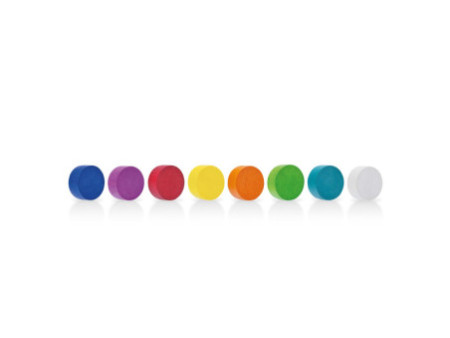 magnetoplan Aimant néodyme Wood Series Circle, coloré