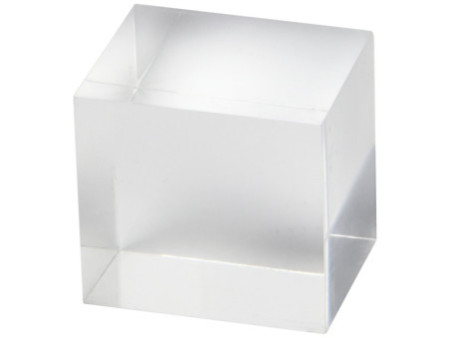 deflecto Bloc d'acrylique, 50 x 50 x 40 mm, transparent