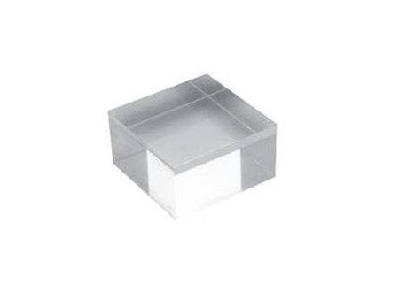 deflecto Bloc d'acrylique, 100 x 100 x 40 mm, transparent