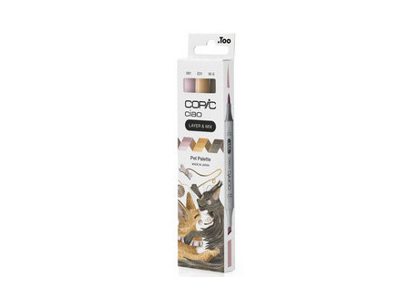 COPIC Marqueur ciao, set de 3 'Pet Palette'