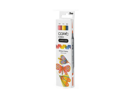 COPIC Marqueur ciao, set de 3 'Brilliant Palette'