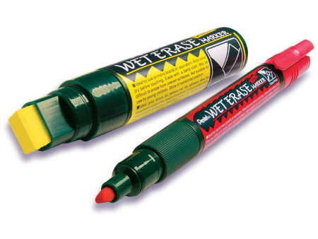 Pentel Marqueur décoratif 'Wet Erase' SMW26,pointe biseautée