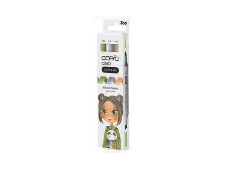 COPIC Marqueur ciao, set de 3 'Natural Palette'