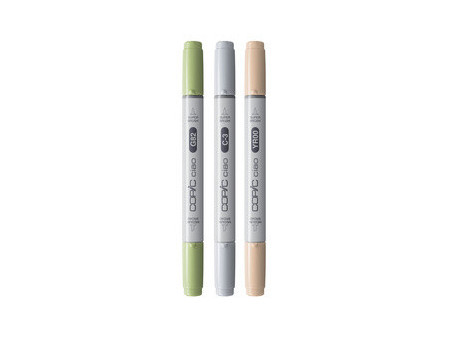 COPIC Marqueur ciao, set de 3 'Natural Palette'