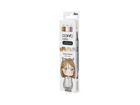 COPIC Marqueur ciao, set de 3 'Mellow Palette'