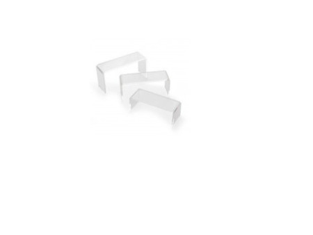 deflecto Podium rectangulaire, transparent, set de 3