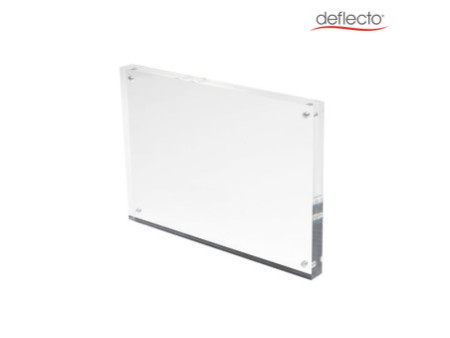 deflecto Porte-visuel magnétique, A6, transparent