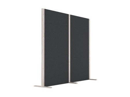 magnetoplan Cloison acoustique Wood Series, double, gris