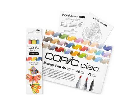 COPIC Marqueur ciao 'LAYER & MIX Starter Set', brilliant