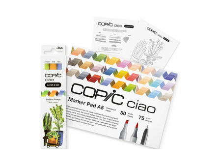 COPIC Marqueur ciao 'LAYER & MIX Starter Set', Botanic