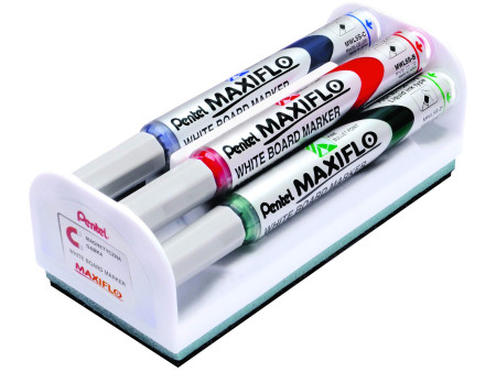 Pentel Set marqueur pour tableau blanc MAXIFLO MWL5S