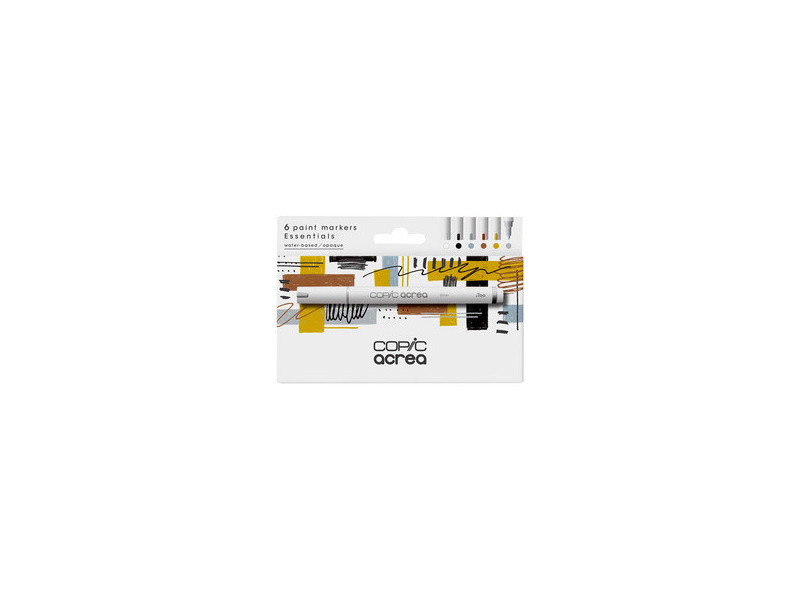 COPIC Marqueur acrea 'Essentials', set de 6