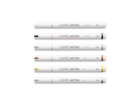 COPIC Marqueur acrea 'Essentials', set de 6