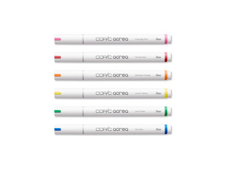 COPIC Marqueur acrea 'Vivid', set de 6